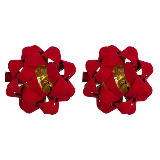Michaels, 5" Red Velvet Bows, 2ct. by Celebrate It™ – Category: Gift Ribbon & Bows